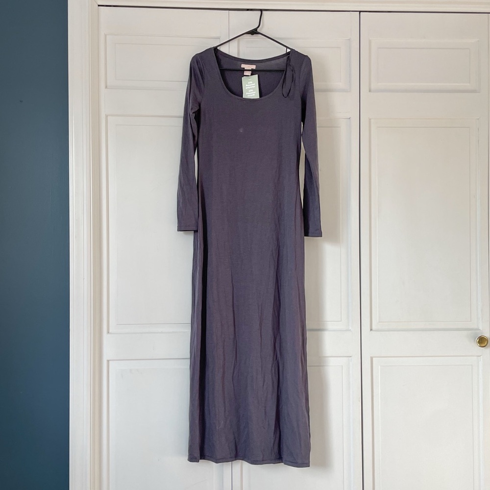 H&M Long Sleeve Dress in‎ Gray | New | Basics